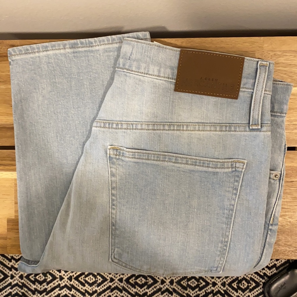 J. Crew high Rise Mom Jeans